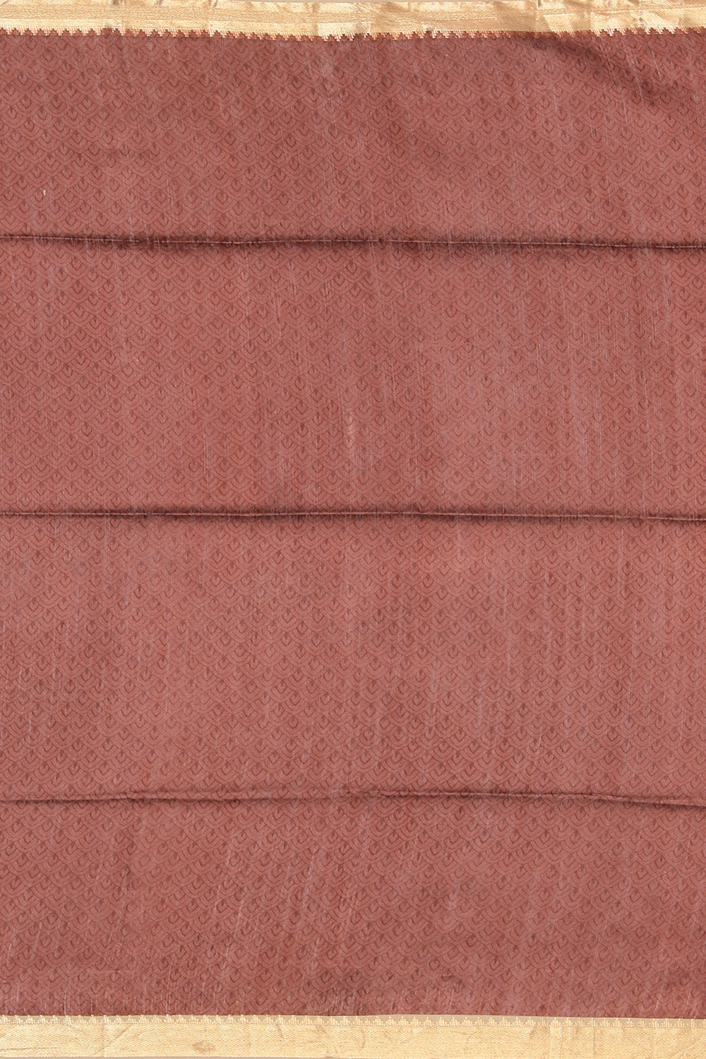 Image of Tussar Silk Plum Brown Saree